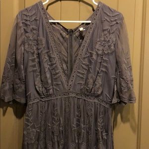 wishlist lace maxi dress